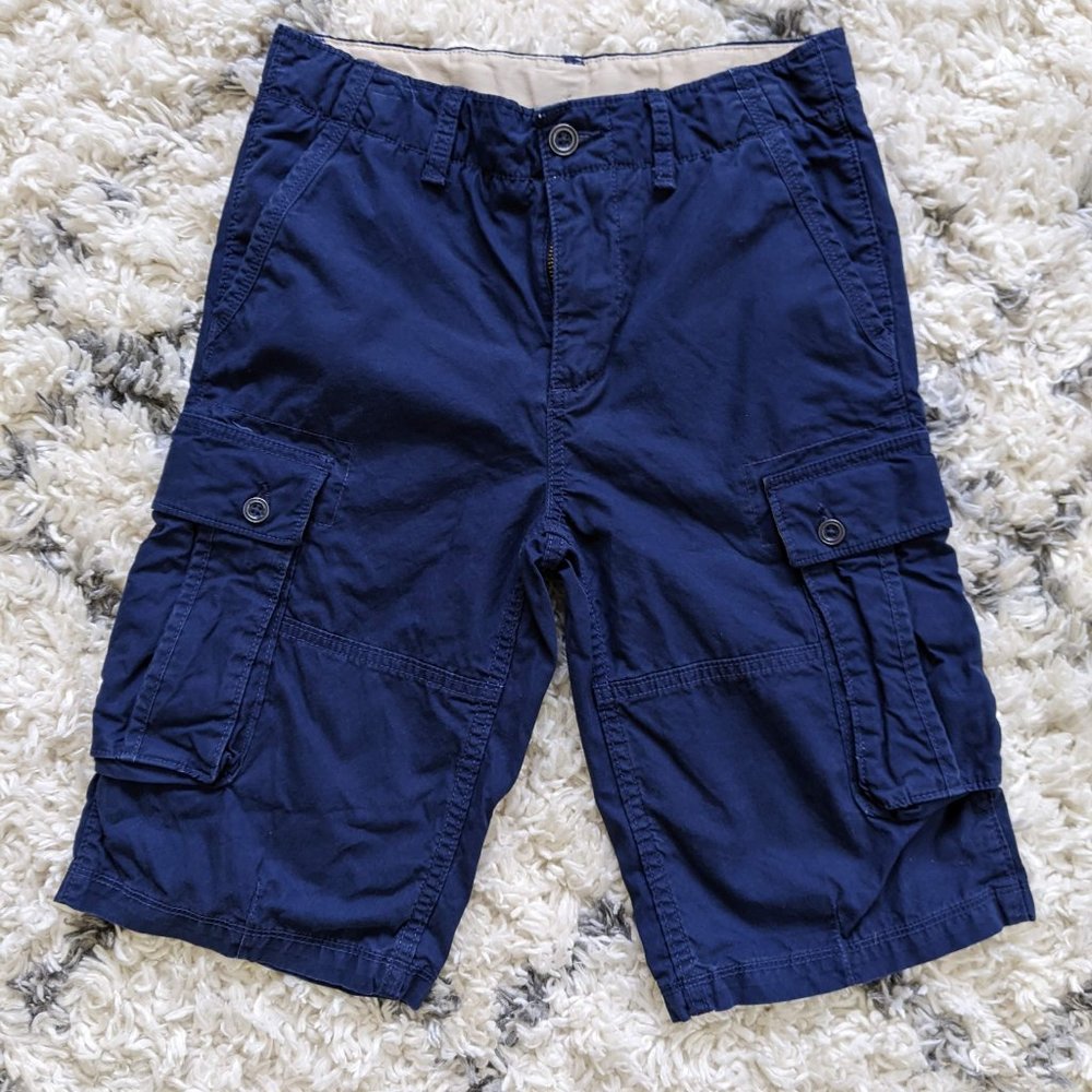 Boy's Gap Navy Blue Cargo Shorts